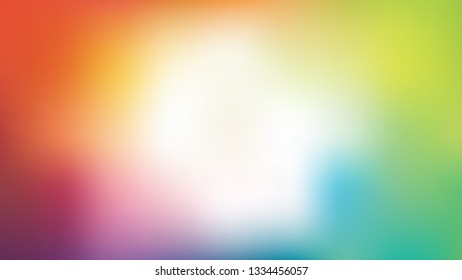 Vector colorful blur background with white centre