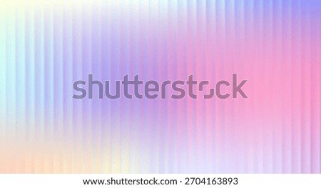 Vector Colorful Blurred Holographic Gradient background. Ribbed glass texture. Pastel Gradient bg. Glossy Ripple Stripes