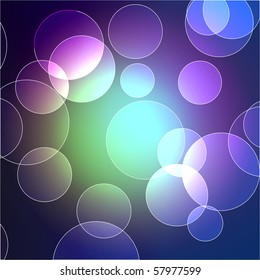 vector colorful bokeh design art
