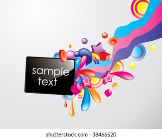 Vector. Colorful, bright, cheerful design. For more similar works visit my portfolio.