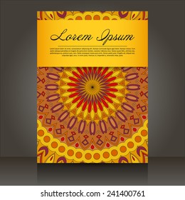 vector colorful brochure