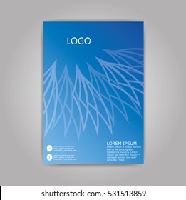 vector colorful brochure flyer design template 