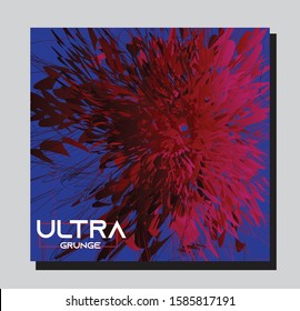 vector colorful brochure template with abstract  shape