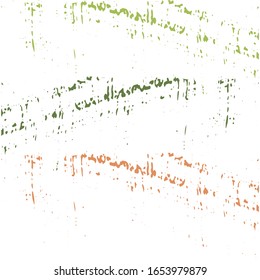 Vector Colorful brush stain smears colors of the rainbow. Abstract strokes of different freeform brush isolated on background. Watercolor hand drawn strokes.