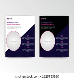 vector colorful business flyer template, brochure design