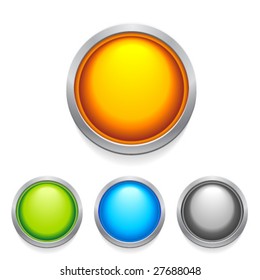 Vector colorful buttons