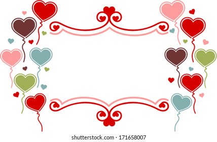vector colorful celebration frame - Separate layers for easy editing