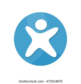 Vector colorful children logo