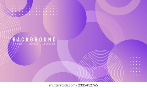 Vector Colorful Circle Gradient Background