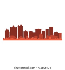 Vector colorful cities. Vector illustration.