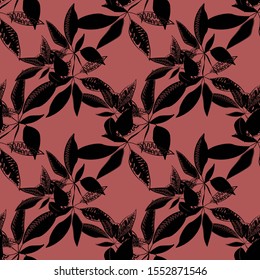 Vector colorful collage contemporary natural seamless pattern. Modern abstract shapes, hand drawn textures, tropical leaves and plants. Vector pattern with exotic abstract flowers for any purposes