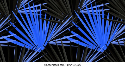 Vector colorful collage contemporary natural seamless pattern. Modern abstract shapes, hand drawn textures, tropical leaves. Vector pattern with exotic abstract leaves for any purposes