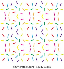 Vector colorful confetti abstract pattern background 