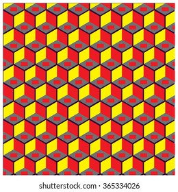 vector colorful cubes background pattern