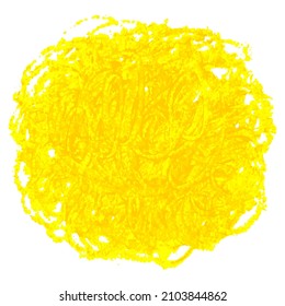 Vector colorful detailed backdrop with crayon scribble texture. Abstract stain isolated on white background. Design template for poster, card, banner, flyers, invitation, brochure, sale.