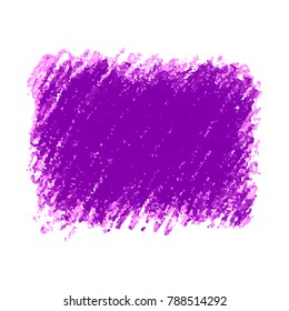 Vector colorful detailed backdrop with crayon scribble texture texture. Abstract stain isolated on white background. Design template for poster, card, banner, flyers, invitation, brochure, sale.