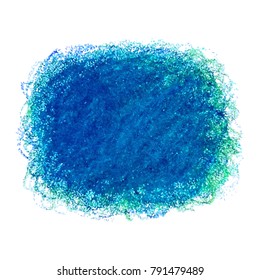 Vector colorful detailed backdrop with crayon scribble texture texture. Abstract stain isolated on white background. Design template for poster, card, banner, flyers, invitation, brochure, sale.