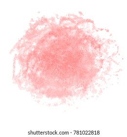 Vector colorful detailed backdrop with watercolor texture. Abstract stain isolated on white background. Design template for poster, card, banner, flyers, invitation, brochure, sale.