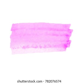 Vector colorful detailed backdrop with watercolor texture. Abstract stain isolated on white background. Design template for poster, card, banner, flyers, invitation, brochure, sale.