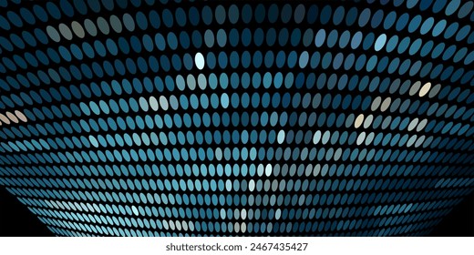 Vector punto colorido, semitono, estilo de puntos