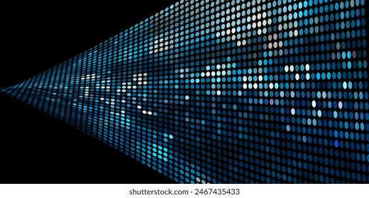 vector colorful dot, halftone, dots style