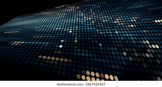 vector colorful dot, halftone, dots style