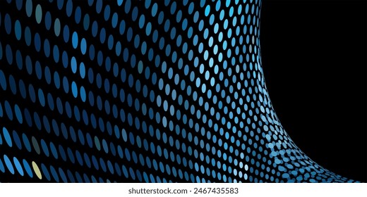 vector colorful dot, halftone, dots style