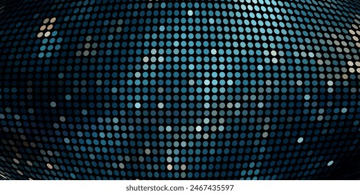 Vector punto colorido, semitono, estilo de puntos