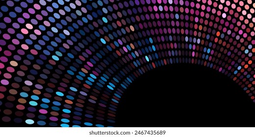 vector colorful dot, halftone, dots style