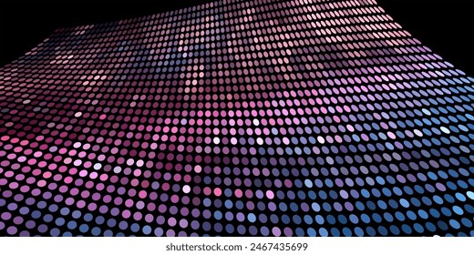vector colorful dot, halftone, dots style