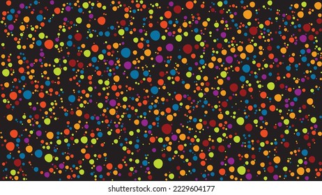 Vector Colorful Dots Design for Background. EPS 10. 