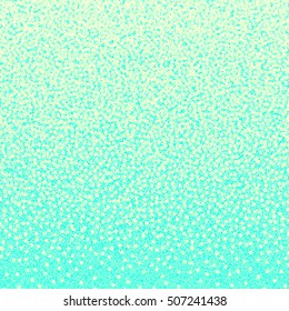 Vector colorful dotted line background. Abstract stippling texture. Bright blue design backdrop