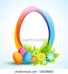 vector colorful easter design illustration