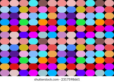 Vector del fondo colorido de Ellipse. decoración, tarjeta, papel de envoltura, moda.