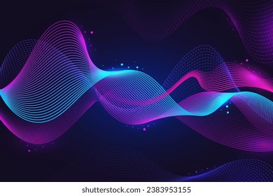 Vector colorful equalizer wave background vector design in eps 10