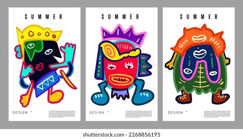 Vector Colorful Ethnic Art and Design illustration for Summer Festival Background