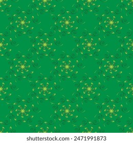 Vector colorful exotic floral pattern background