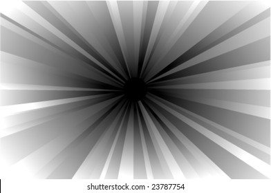 VECTOR Colorful explosion of light with casual rays.