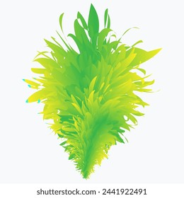 vector colorful feathers for carnival compositions, and other celebration days