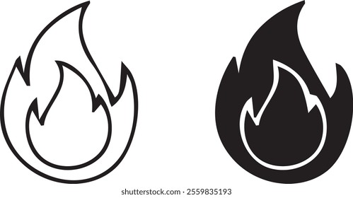 vector colorful flame, fire, fire illustration