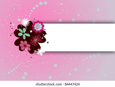 vector colorful floral elements design