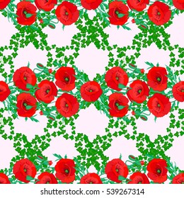 Vector colorful floral pattern. Hand drawn floral texture, motley decorative flowers.