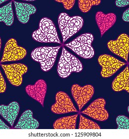 Vector colorful flourish background