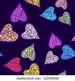 Vector colorful flourish background