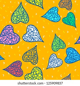 Vector colorful flourish background
