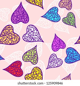 Vector colorful flourish background