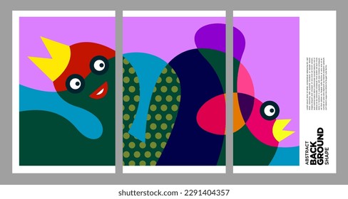 Vector colorful fluid abstract background for summer banner 