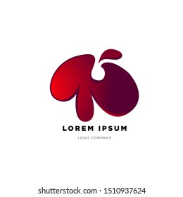 Vector Colorful Fluid and Curvy Abstract Logo Design
