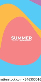 Vector colorido líquido y líquido fondo abstracto para la colección de verano. Eps10