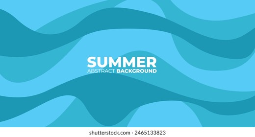 Vector colorful fluid and liquid abstract background for summer collection. Blue colors. Eps10